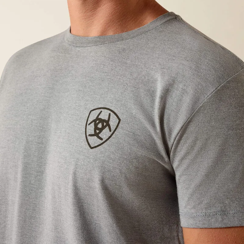 Ariat Ariat Banner Badge T-Shirt - Ice Berg-2