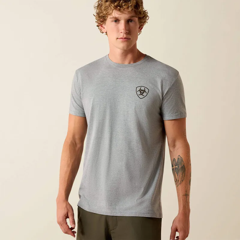 Ariat Ariat Banner Badge T-Shirt - Ice Berg