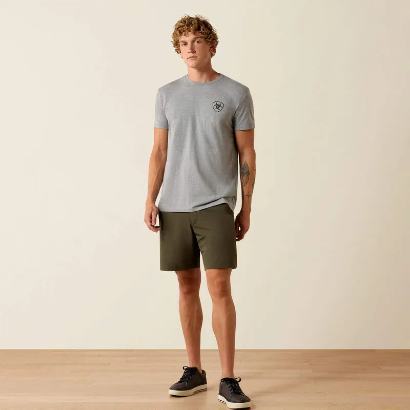 Ariat Ariat Banner Badge T-Shirt - Ice Berg-4