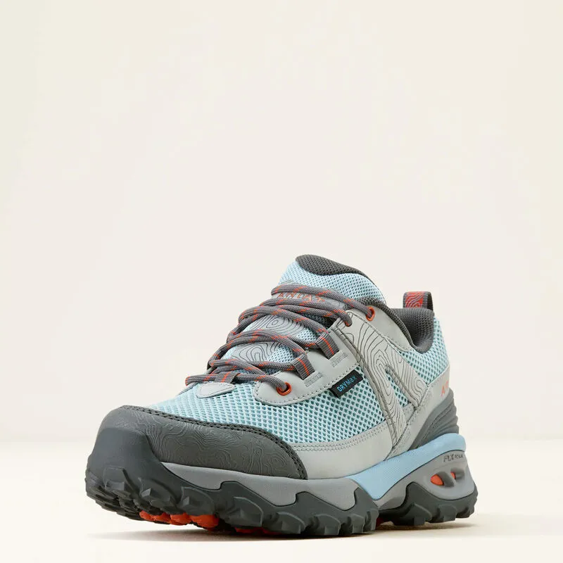 Ariat Traverse Low Waterproof Hiking Shoe - Blue Breeze