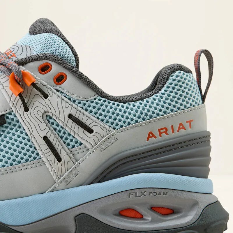 Ariat Traverse Low Waterproof Hiking Shoe - Blue Breeze-8