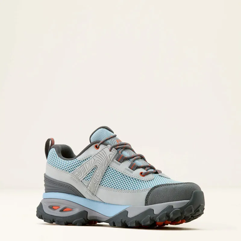 Ariat Traverse Low Waterproof Hiking Shoe - Blue Breeze-3