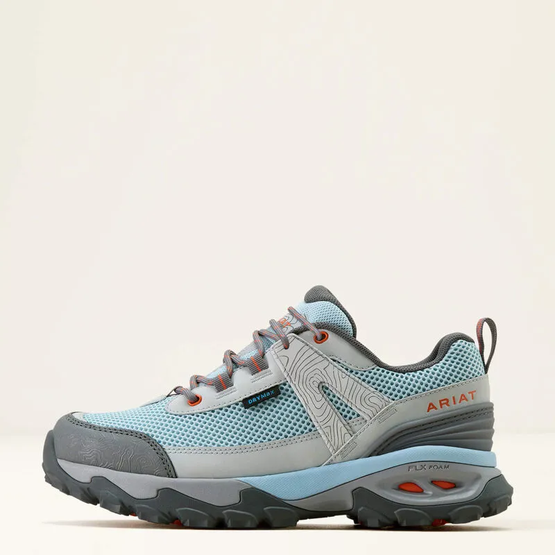 Ariat Traverse Low Waterproof Hiking Shoe - Blue Breeze-1