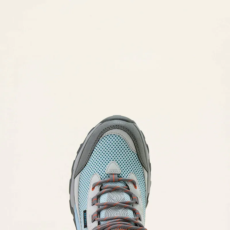 Ariat Traverse Low Waterproof Hiking Shoe - Blue Breeze-6
