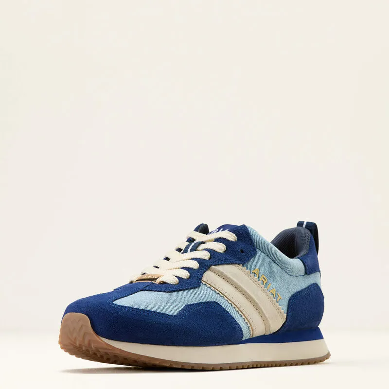 Ariat Ranch Runner Trainer - Light Denim / Blue Depths