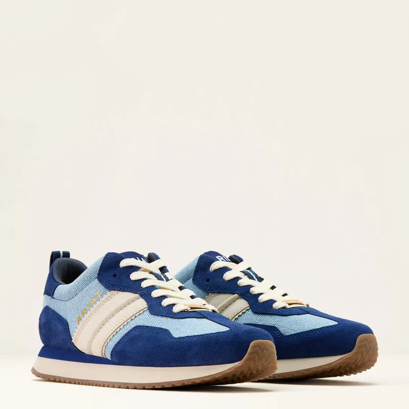Ariat Ranch Runner Trainer - Light Denim / Blue Depths-6