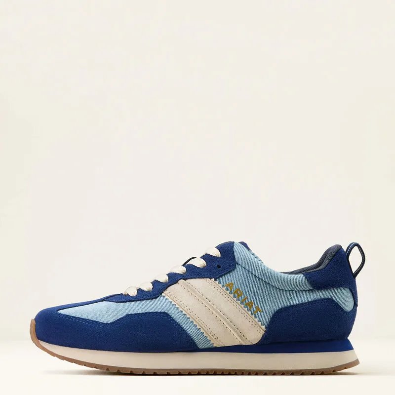 Ariat Ranch Runner Trainer - Light Denim / Blue Depths-5