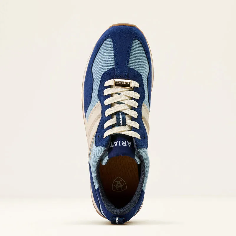 Ariat Ranch Runner Trainer - Light Denim / Blue Depths-3