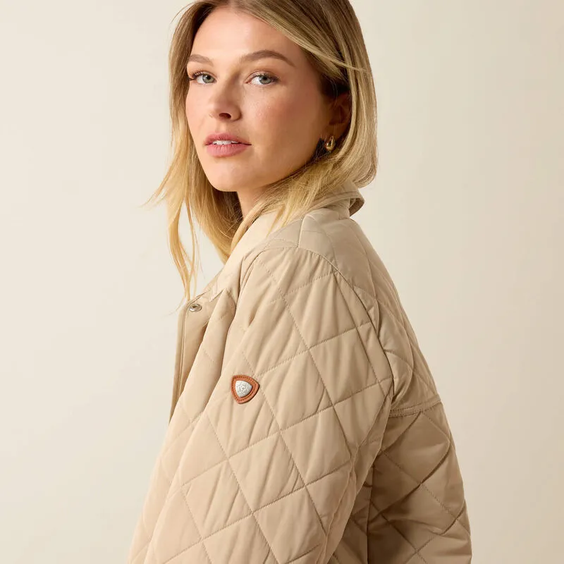 Ariat Women's Woodgate Quilted Jacket - Crockery-3