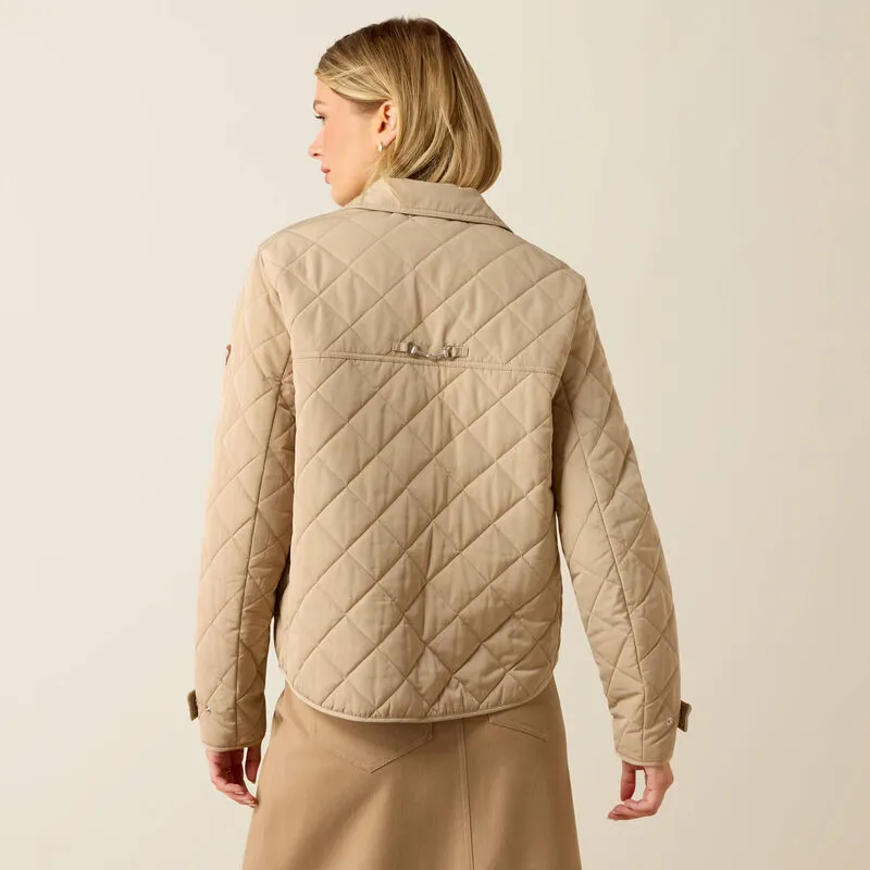 Ariat Women's Woodgate Quilted Jacket - Crockery-2