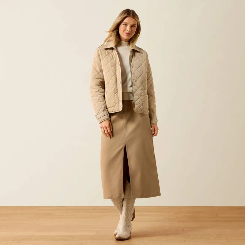 Ariat Women's Woodgate Quilted Jacket - Crockery-6