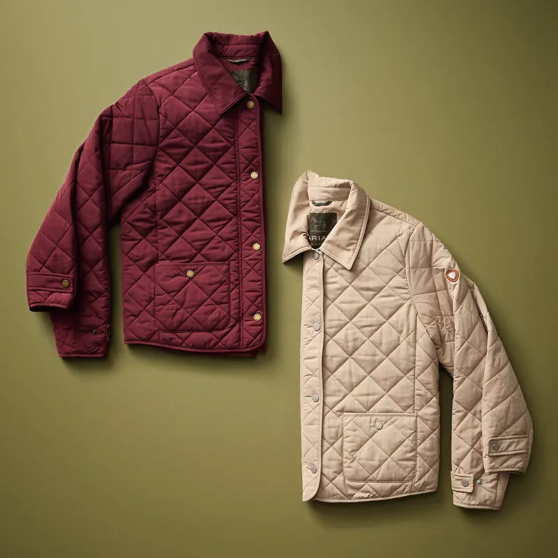 Ariat Women's Woodgate Quilted Jacket - Crockery-1