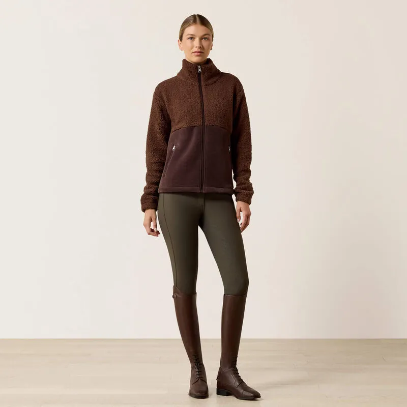 Ariat Laviolette Full Zip Sweatshirt - Chocolate Plum-3