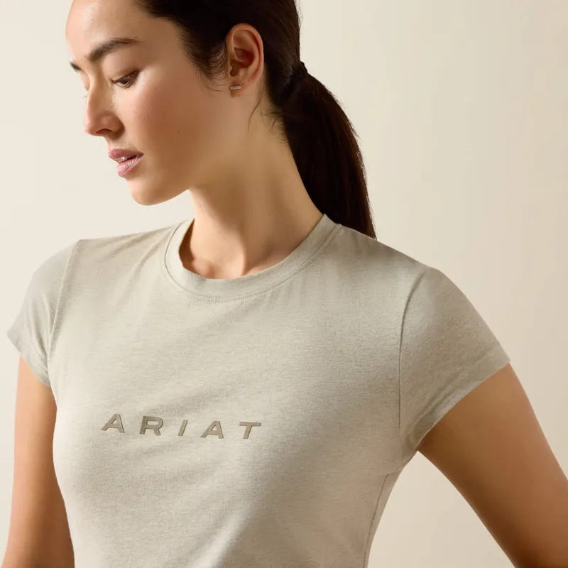 Ariat The Logo T-Shirt - Winter Twig Heather-3
