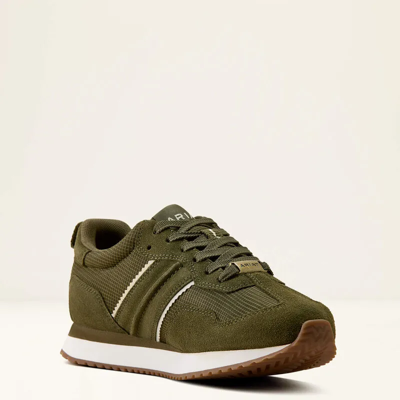 Ariat Ranch Runner Waterproof Trainer - Olive Night-5