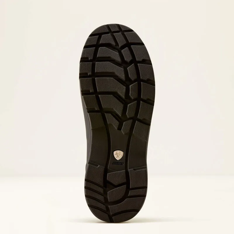 Ariat Kelmarsh Shortie Rubber Boot - Chocolate/Tan Twill -2