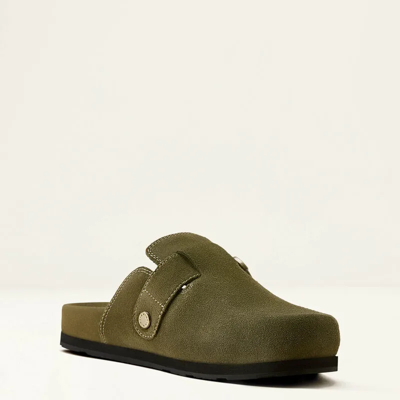Ariat Country Mule - Olive Suede-5
