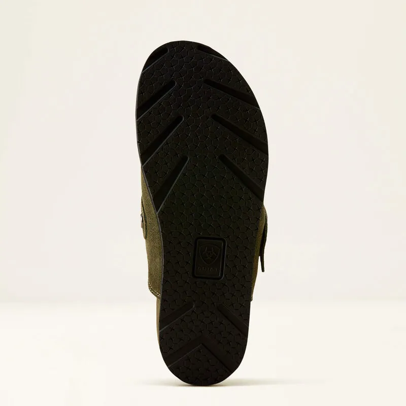 Ariat Country Mule - Olive Suede-3