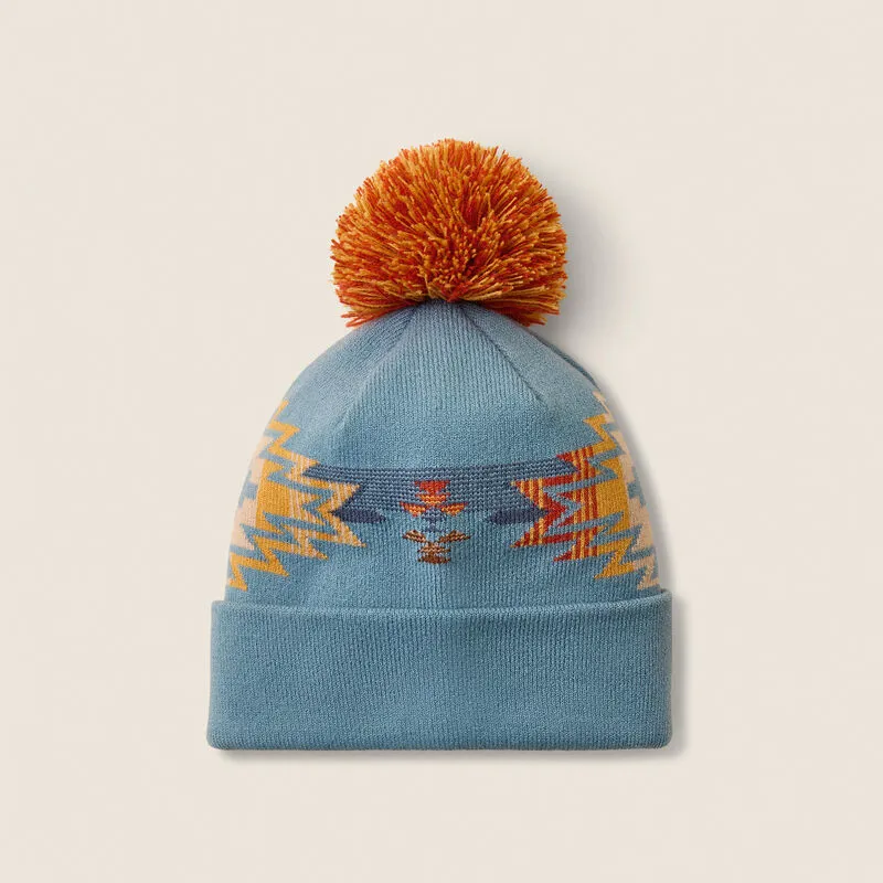Ariat Serape Beanie - Teal Serape-1