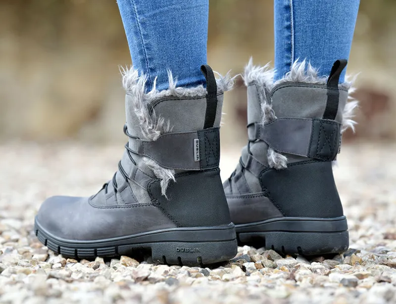 Dublin Ladies Boyne Boots in Grey-1
