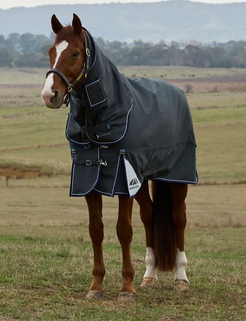 Weatherbeeta ComFiTec Ultra Turnout Detach-A-Neck 100G - Charcoal