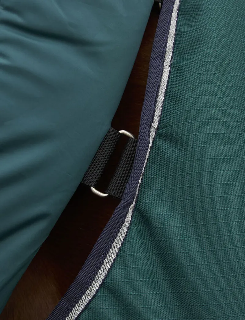 Weatherbeeta ComFiTec Plus Dynamic Turnout Detach-A-Neck 100G - Forest green/Navy-9