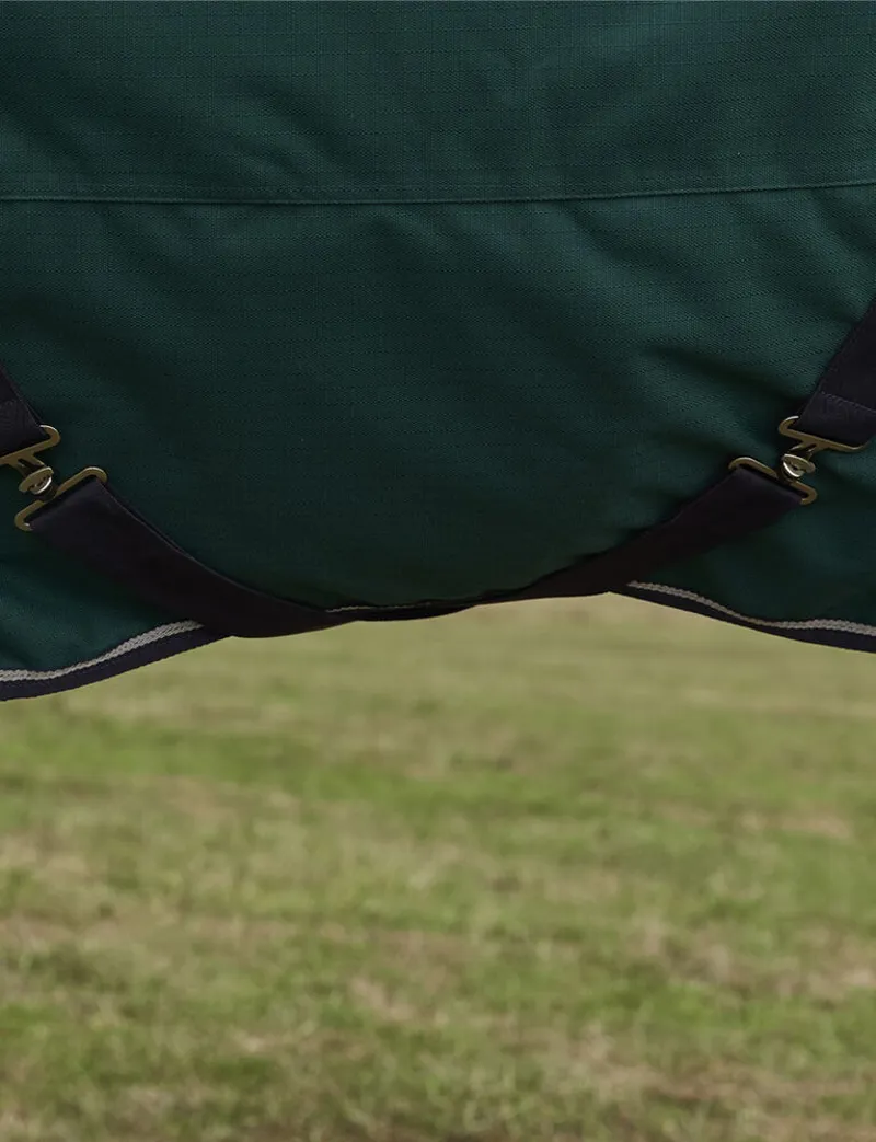 Weatherbeeta ComFiTec Plus Dynamic Turnout Detach-A-Neck 100G - Forest green/Navy-8