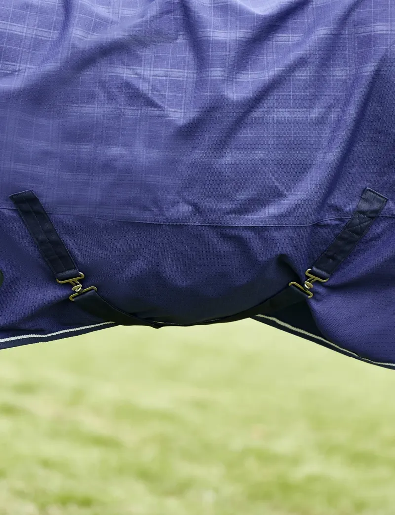 Weatherbeeta ComFiTec Prelim Turnout Combo 100G - Navy Embossed Plaid-6