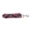 Hy Equestrian Fleck Lead Rope - Navy/Neon Orange/White