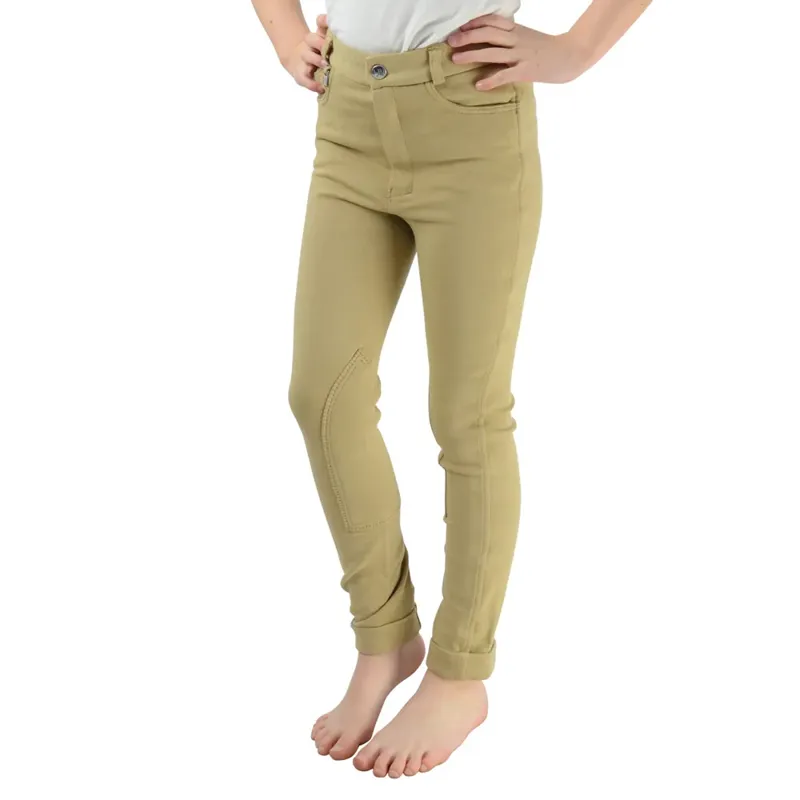 Hy Equestrian Burton Children's Jodhpurs - Beige