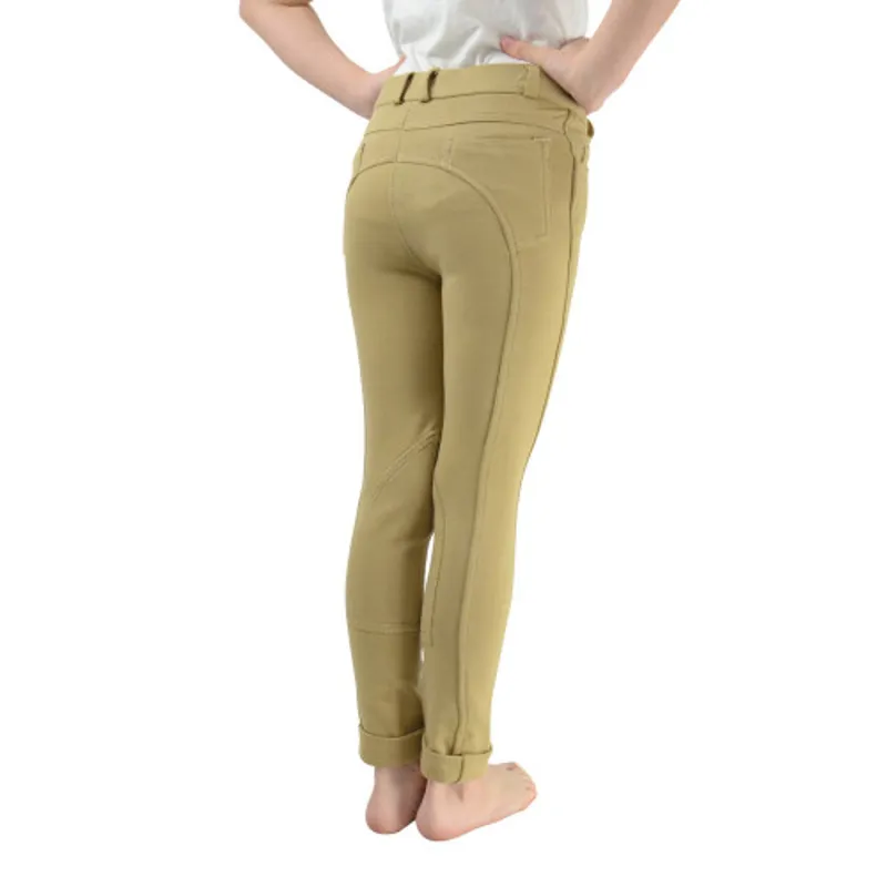 Hy Equestrian Melton Children's Jodhpurs - Beige-1