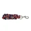 Hy Equestrian Three Toned Lead Rope - Grey/Red/Navy/Orange