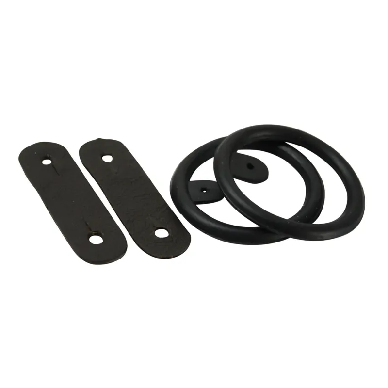 HY Equestrian Peacock Rings and Leather Straps
