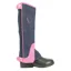 Hy Equestrian Belton Childrens Half Chaps - Pink/Navy