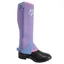 Hy Equestrian Children's Zeddy Three Tone Amara Chaps - Floral Lavender/Petrol Blue/Pink Powder Blush