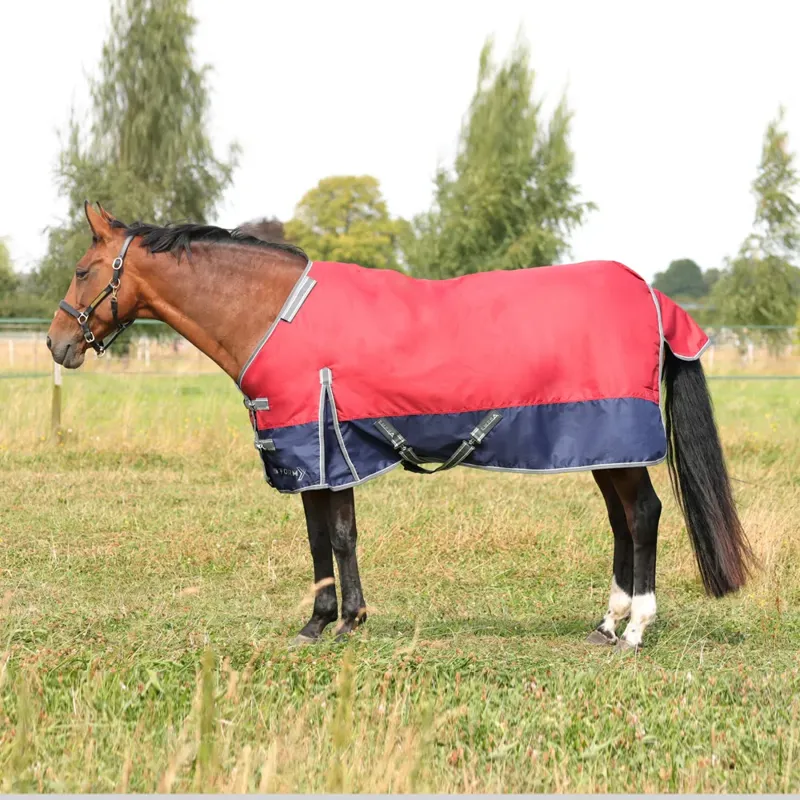 StormX Empra 200 Turnout Rug with Detachable Neck - Burgundy-1