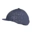 Hy Equestrian Elevate Allure Hat Silk - Navy Gun Metal