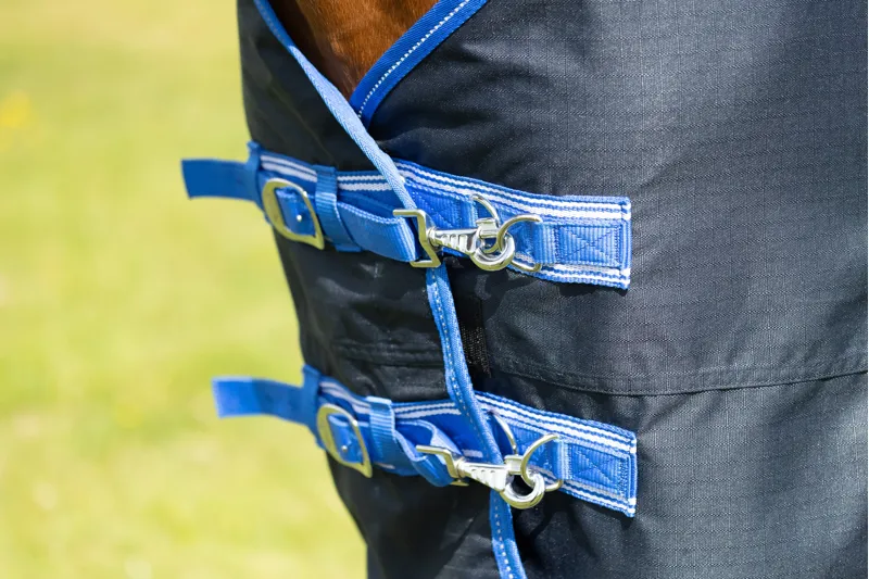 StormX Empra Reflect 0g Turnout Rug - Navy-3