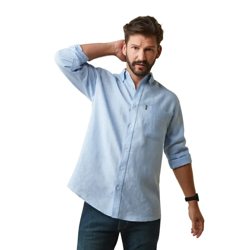 Ariat Mens Sonoma LS Shirt - Powder Blue