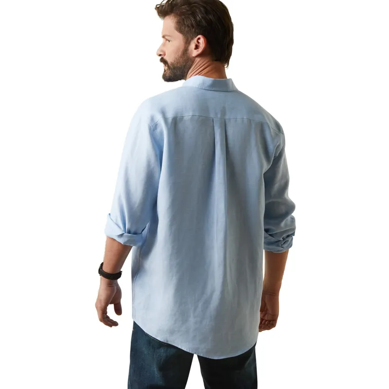 Ariat Mens Sonoma LS Shirt - Powder Blue-1