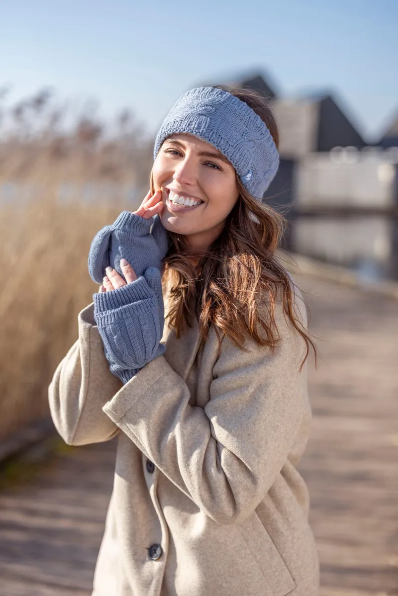 Sockshop Heat Holders Women's Alta Headband - Dusky Blue-2