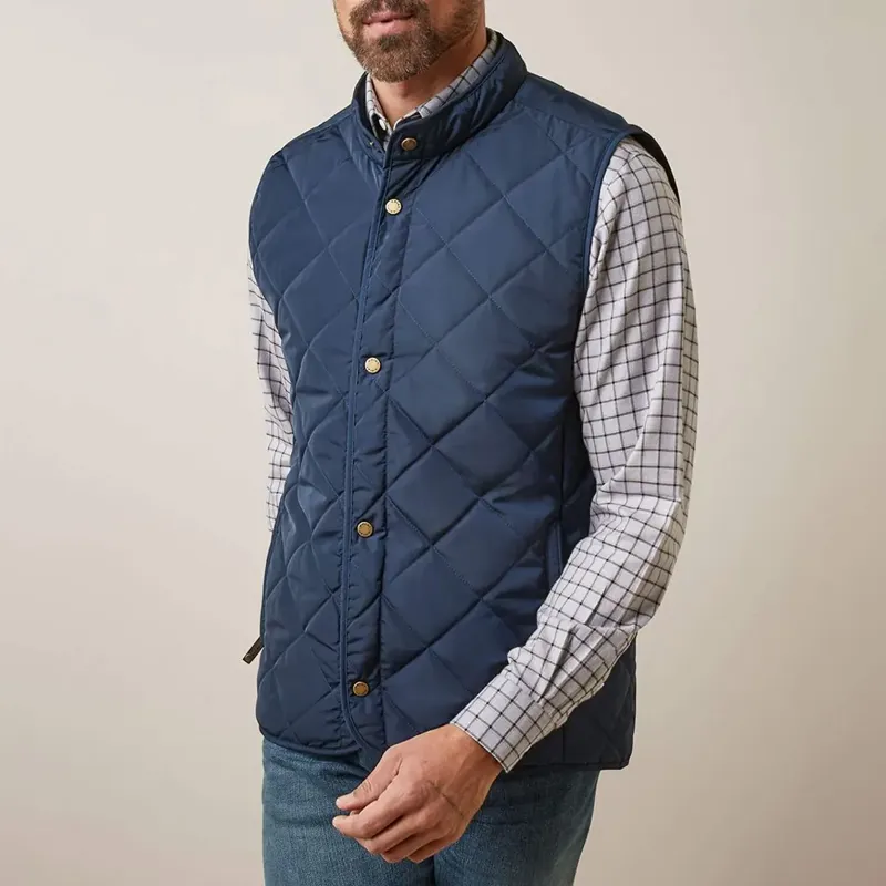 Ariat Woodside Quilted Gilet Mens - Navy