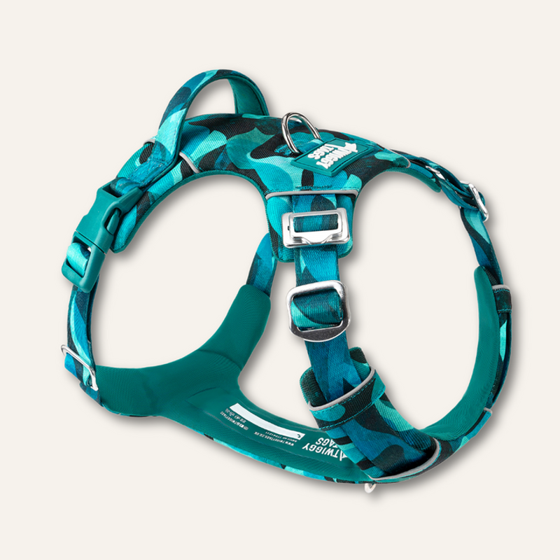 Twiggy Tags Adventure Harness 2.0 - Lagoon