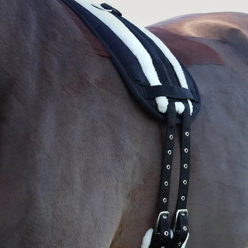 Hy Equestrian Lunge Roller Pad - Black-2