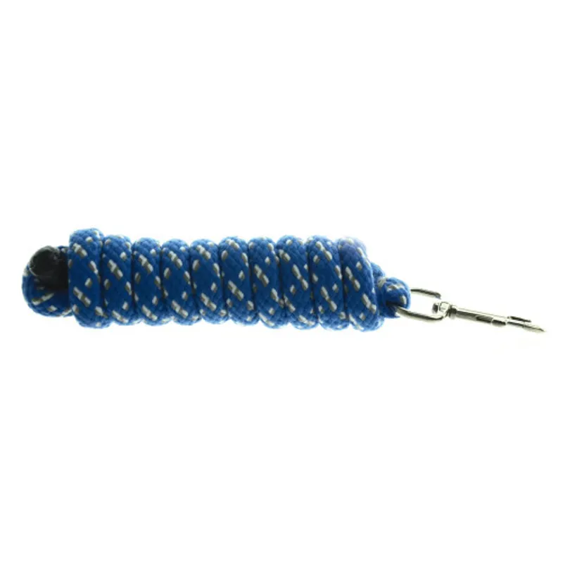 Hy Equestrian Fleck Lead Rope - Blue