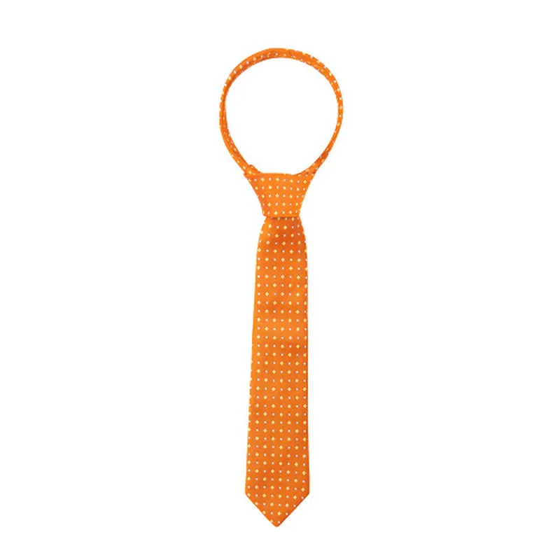 Supreme Products Show Tie Adults - Orange/Gold Diamonds-1