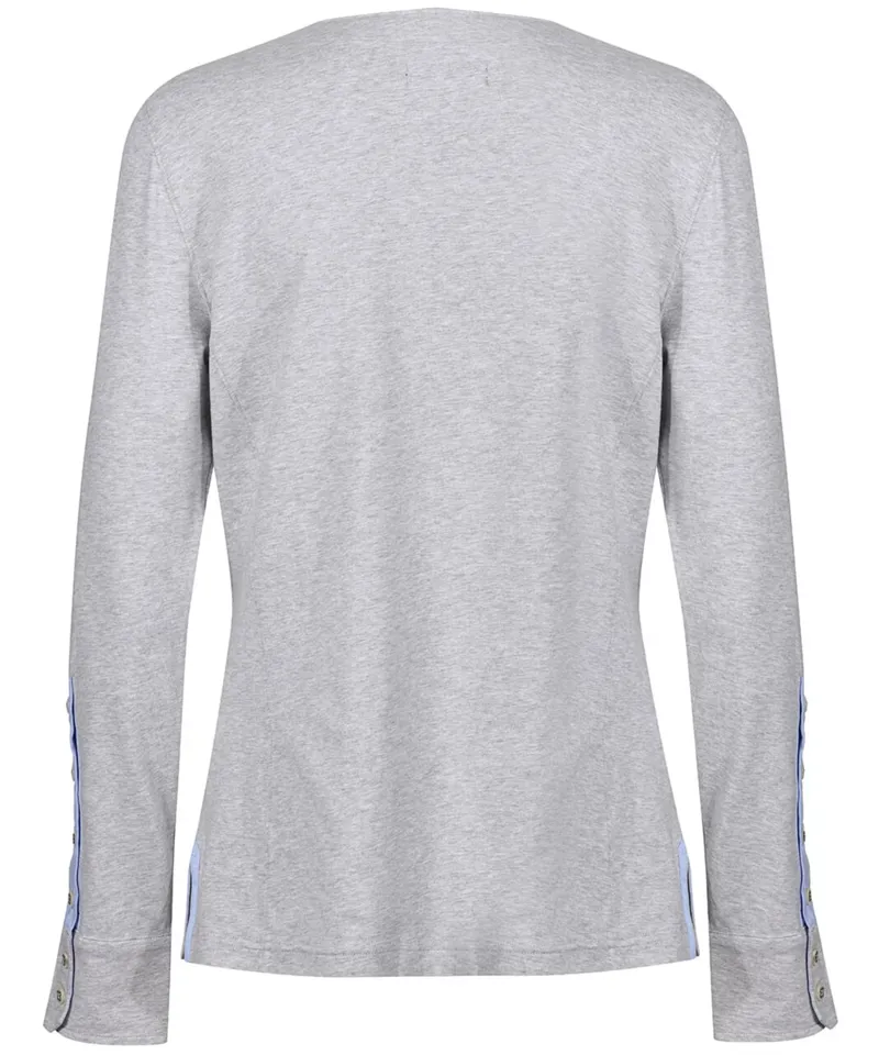 Ariat Olema Long Sleeve Top - Heather Gray-1