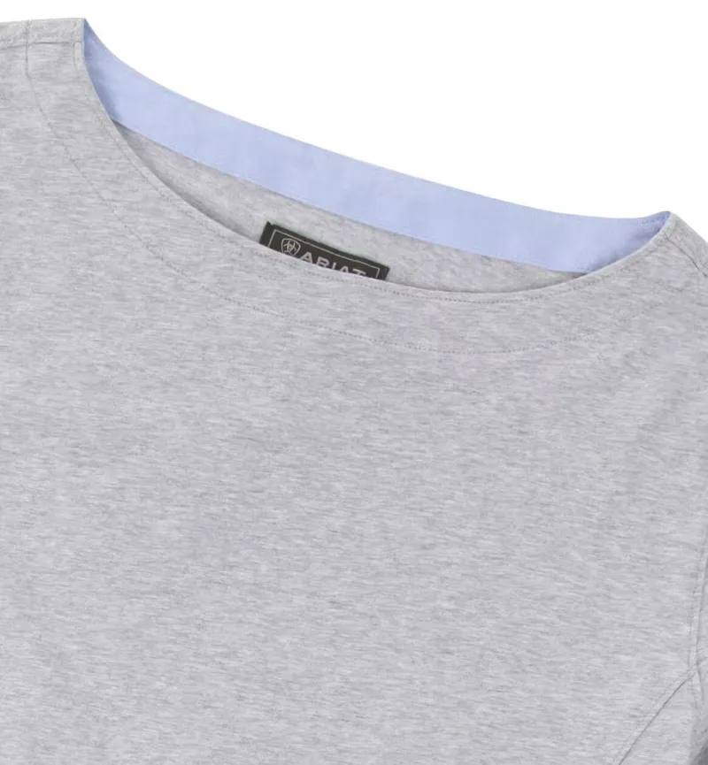 Ariat Olema Long Sleeve Top - Heather Gray-3