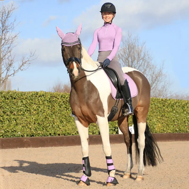 Hy Sport Active Brushing Boots - Blooming Lilac-1