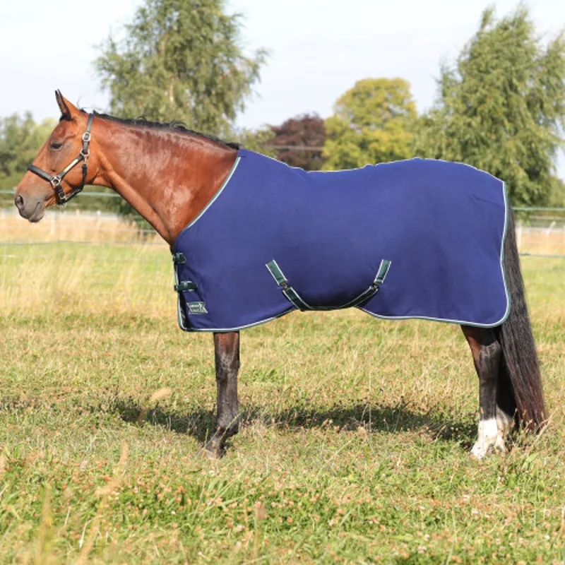 StormX Empra Opulence Fleece Rug - Navy/Green